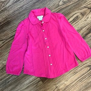 LIKE NEW 24 month girls Ralph Lauren button down shirt